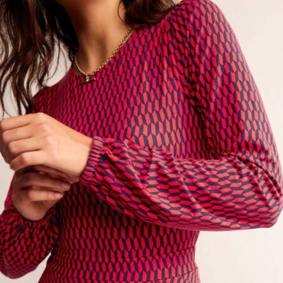 Boden Camille Jersey Midi Dress - Picture 1 of 8